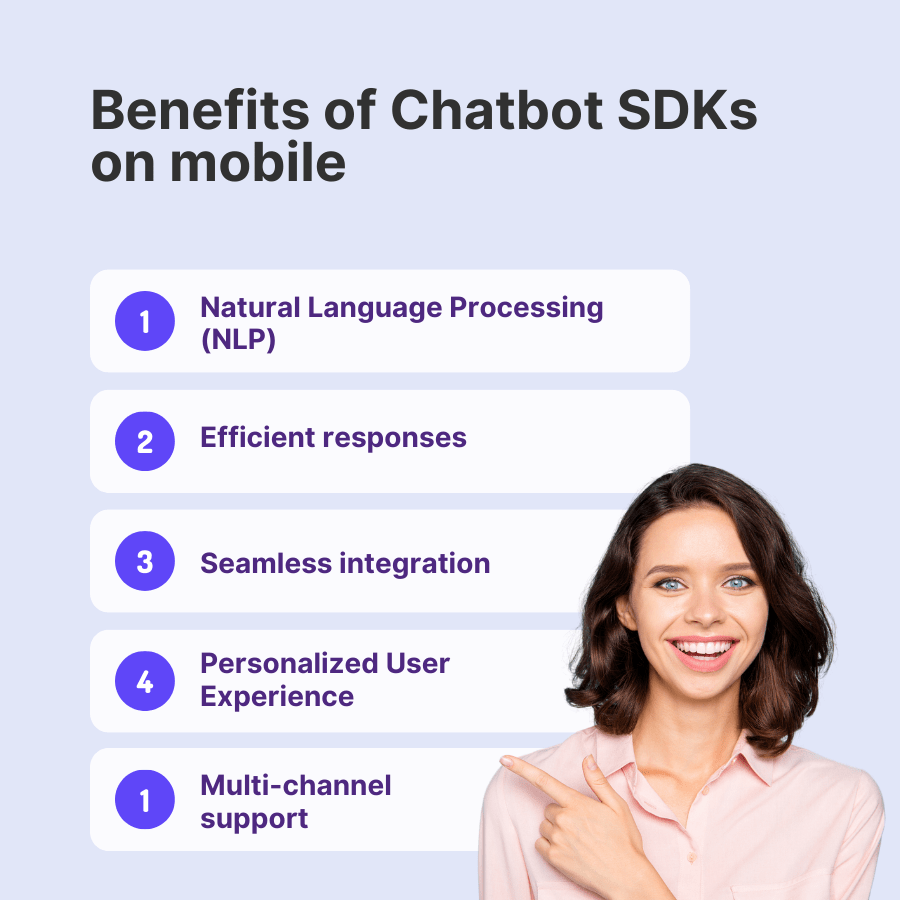 Benefits of Chatbot SDKs on mobile