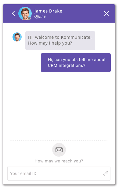 Kommunicate - Lead Collection