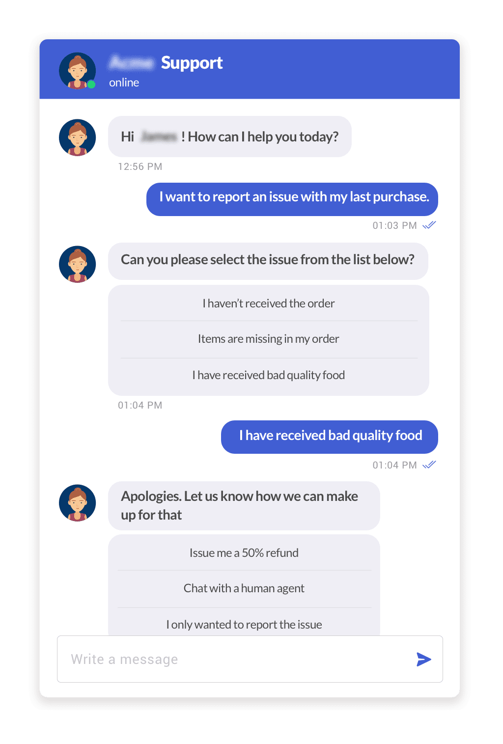 Chatbot Human handoff based on user preference
