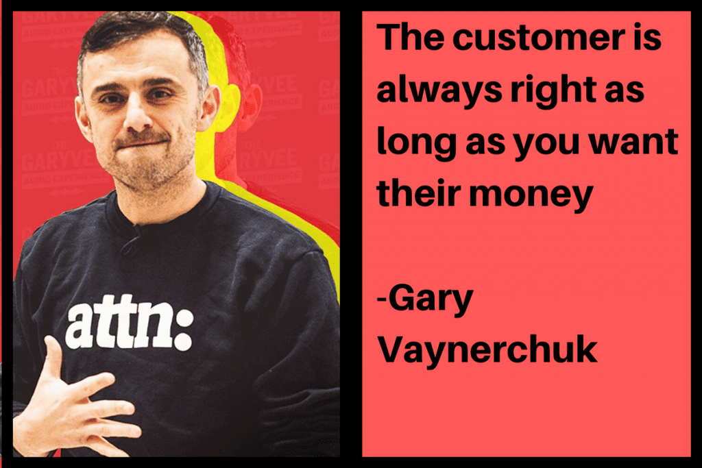 the customer is always right