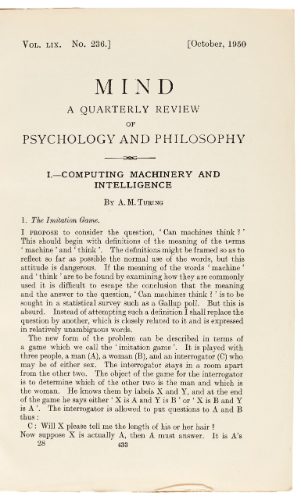 NLP libraries Kommunicate - alan turing's paper