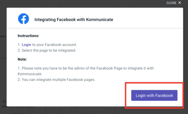 Integrate Dialogflow With Facebook Messenger using Kommunicate