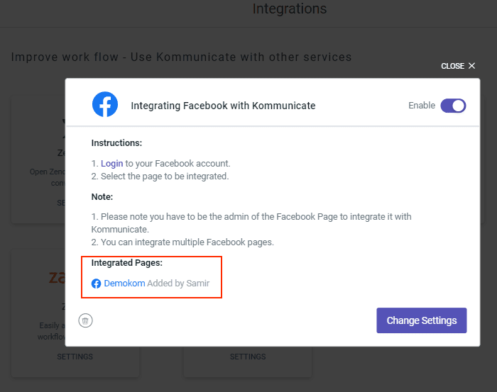 Integrate Dialogflow With Facebook Messenger using Kommunicate