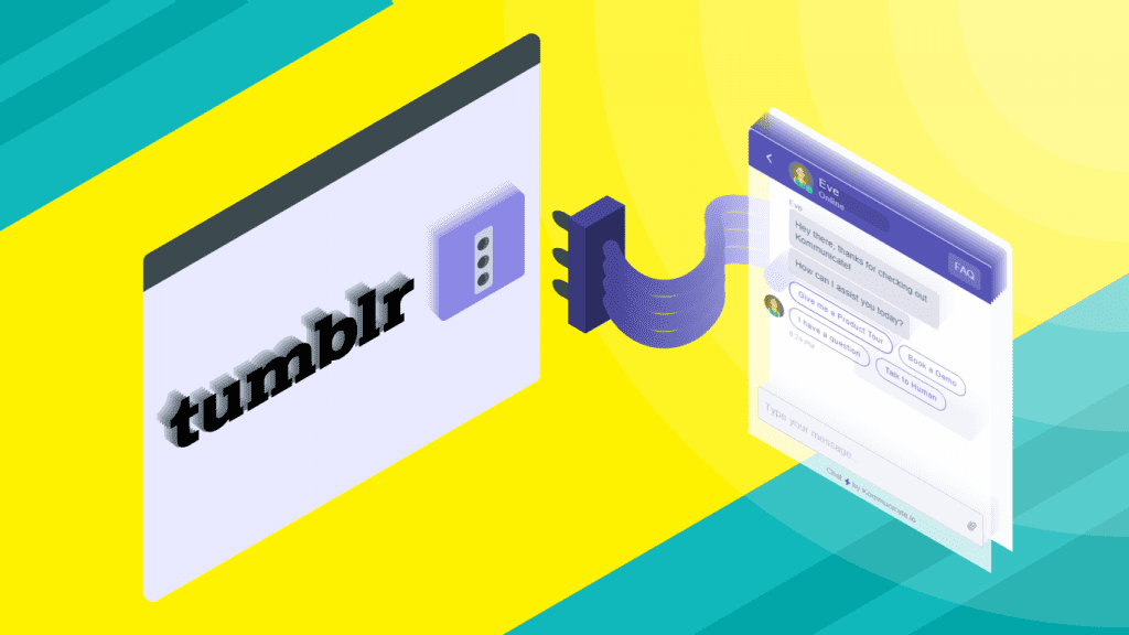 Add Tumblr live chat support in kommunicate