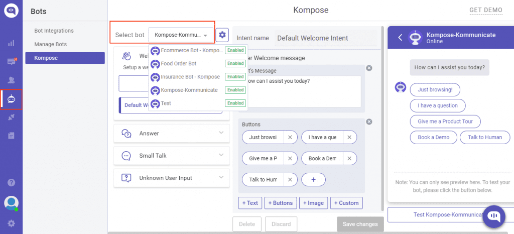 Manage Bot
