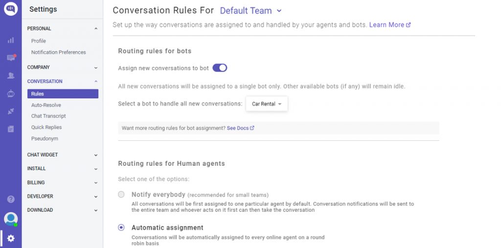 activate chatbots
