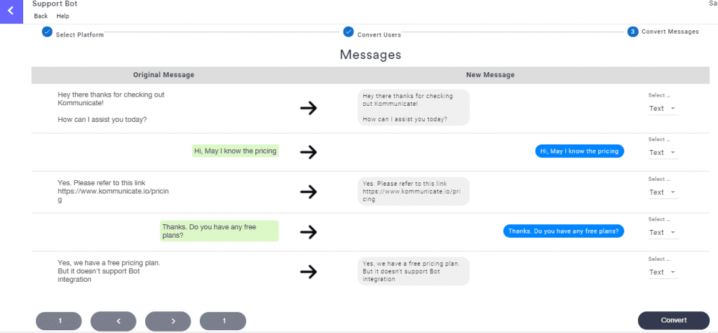Support bot - platform design