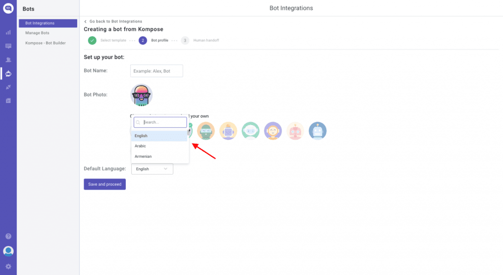 Create Chatbot