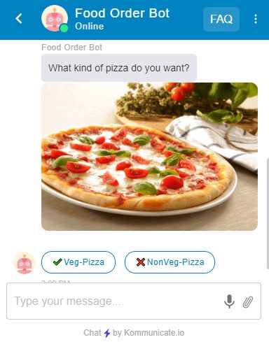 food ordering bot