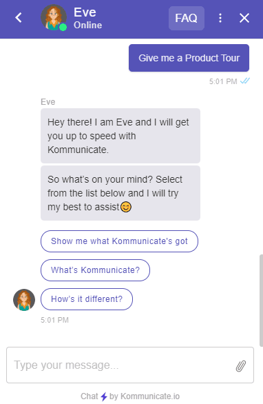 Use suggested replies