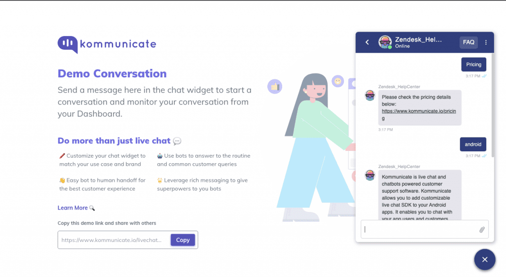 Zendesk articles chatbot