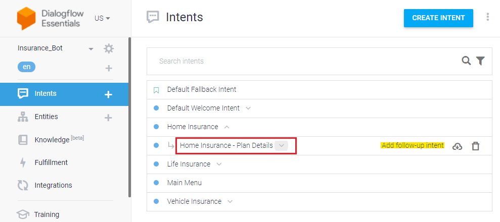 Home insurance plan details