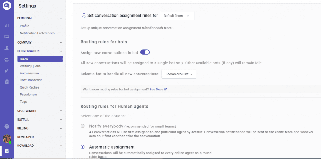 create chatbot for shopify - activate the chatbot