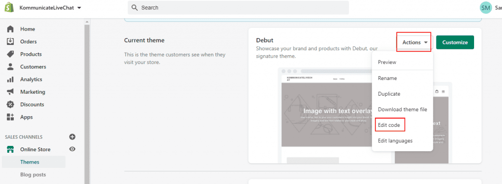 edit code for chatbot
