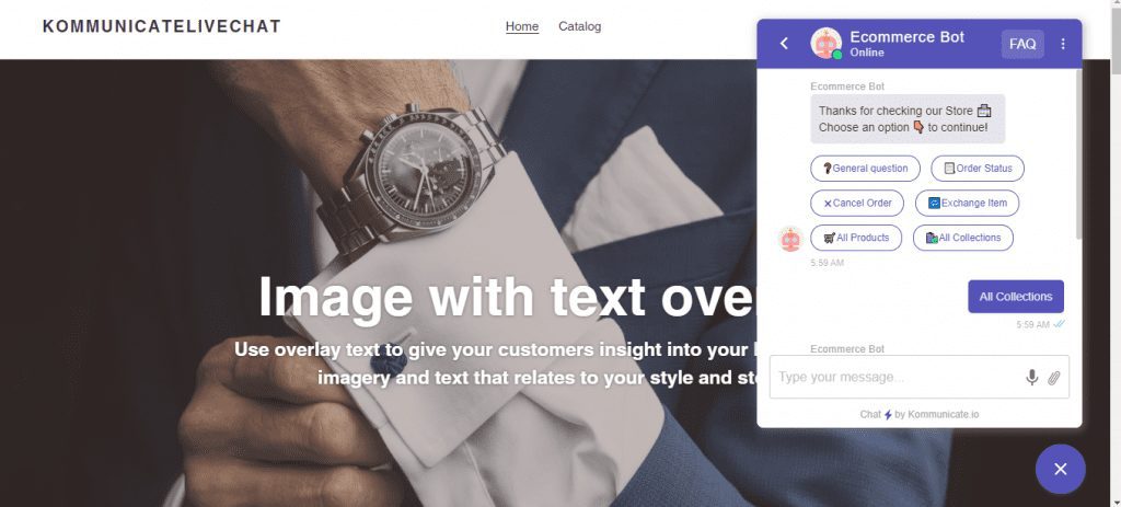 Publish shopify bot on your store