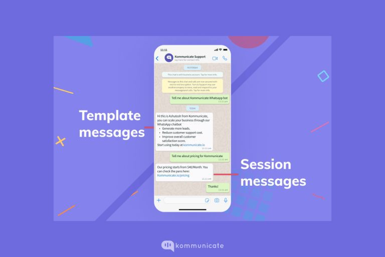 WhatsApp Session Message vs Template Message: Rules, Costs & Examples session message vs template message
