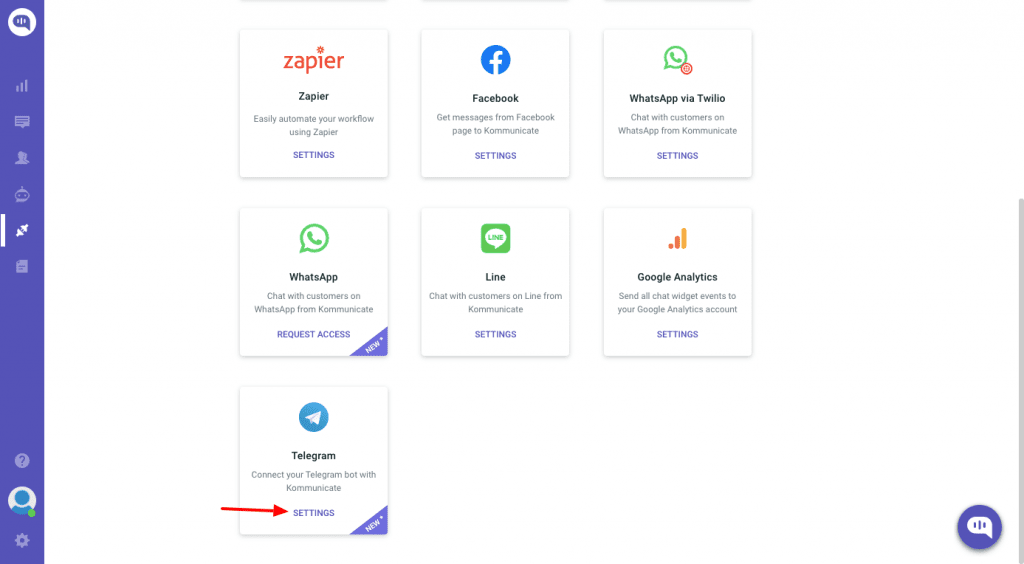 Chatbot integration