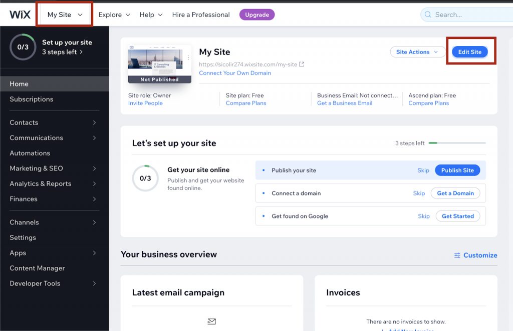 install chatbot to wix website