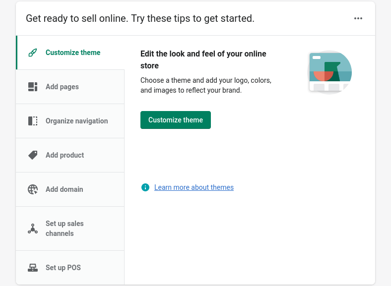 shopify customize theme window