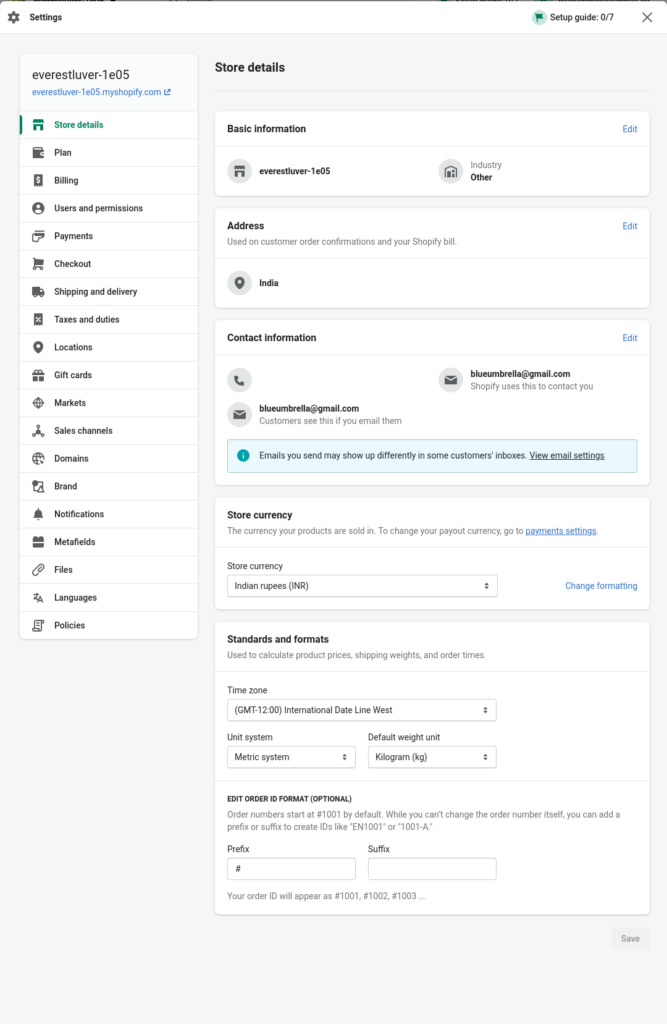 Optimize the settings of your store