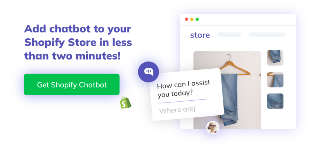 shopify chatbot cta