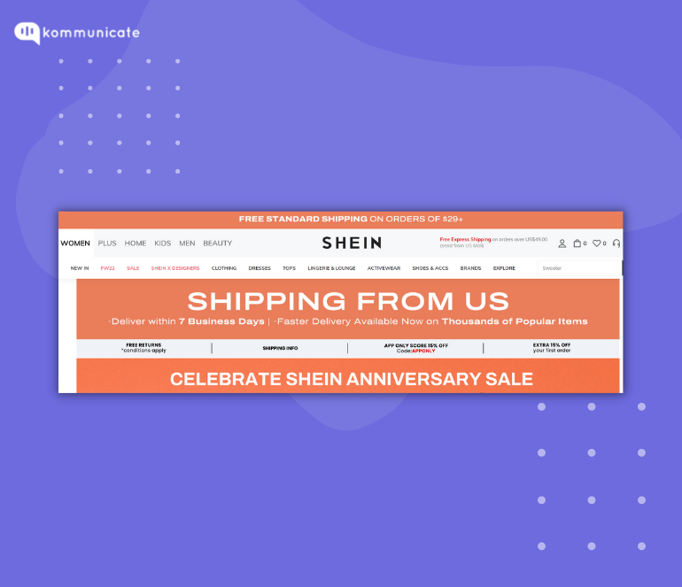 Online Selling Site Shein