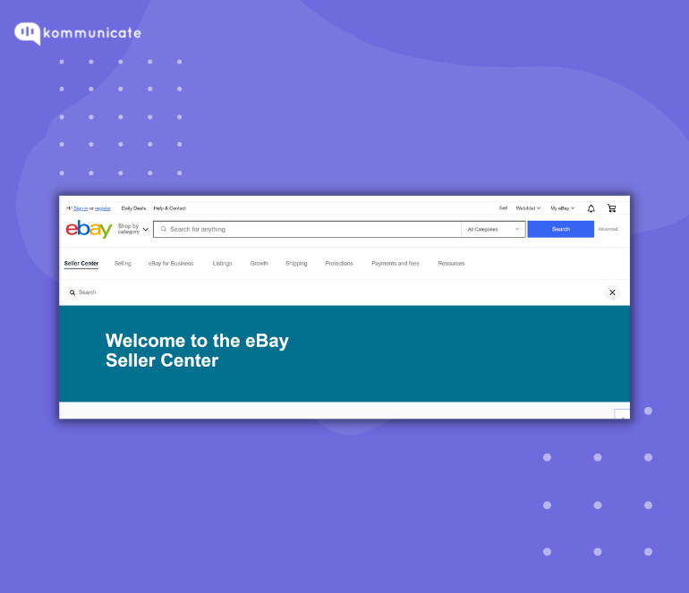 eBay Seller Center