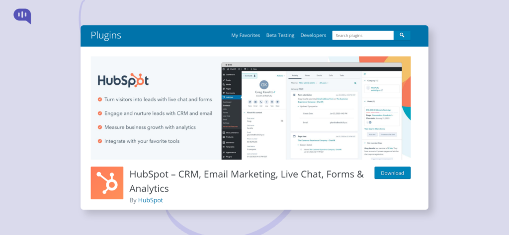 HubSpot WordPress eCommerce Plugin