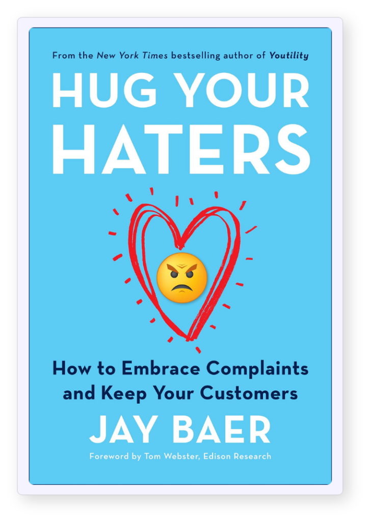 Hug your haters Customer Service Book