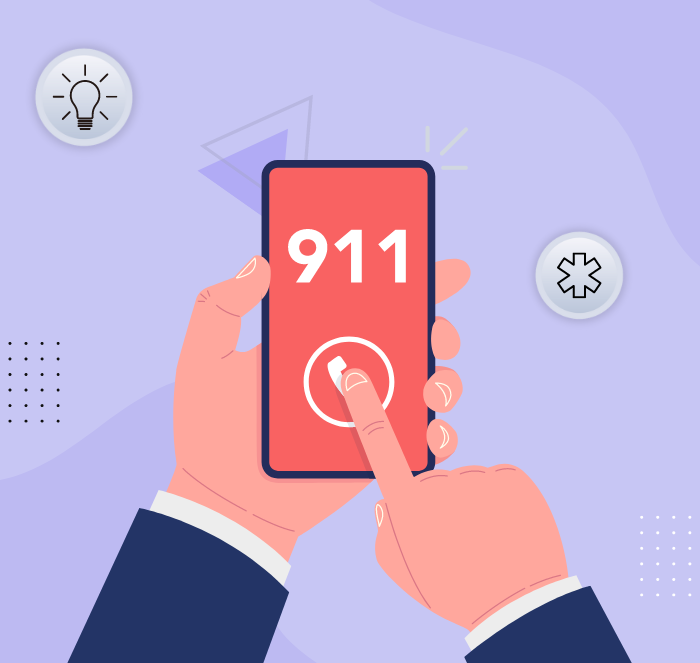 Offering help in emergencies
