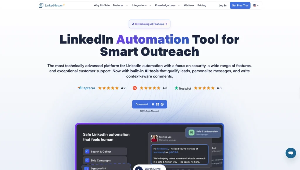 Linked Helper homepage