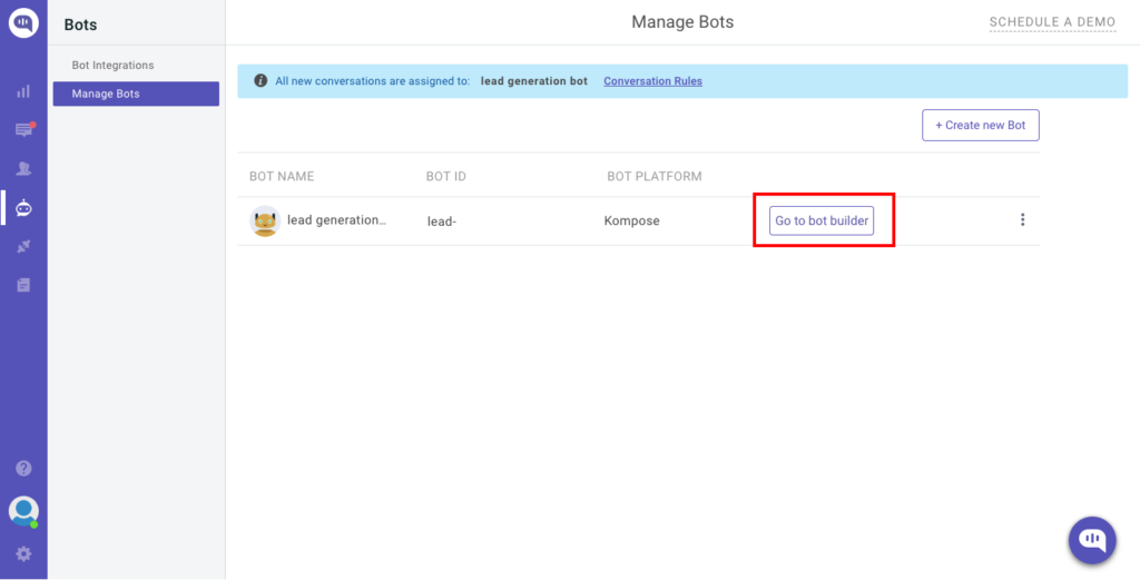 Customize the chatbot in Kommunicate