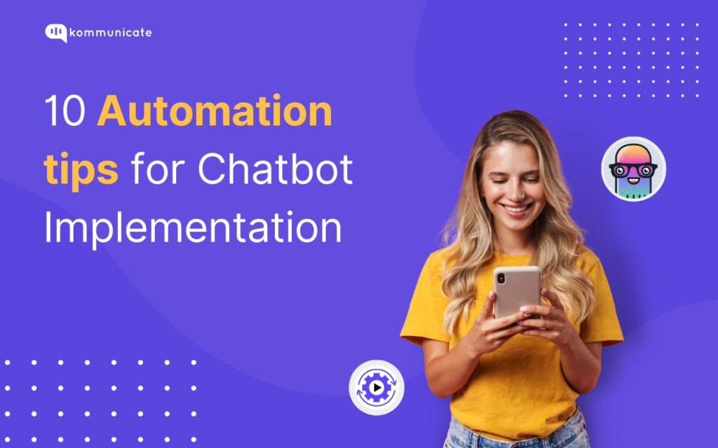cover image for 10 automation tips for chatbot implementation