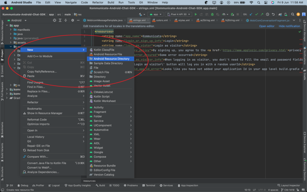 SDK Localization