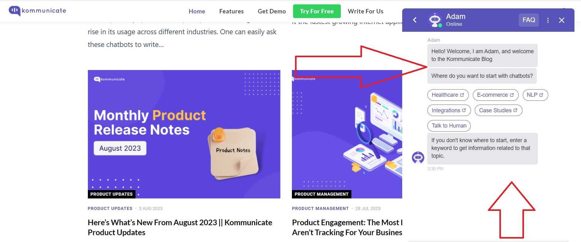 Chatbots Propelling Adoption, Engagement and Retention in Product-Led ...