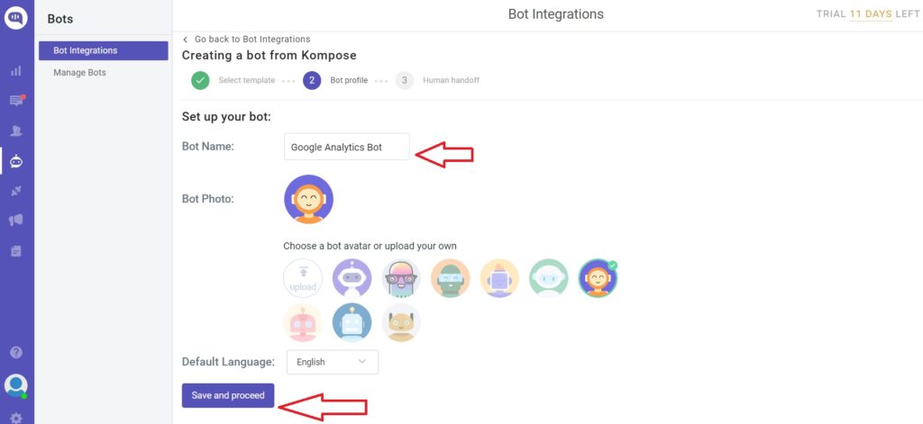 Bot name