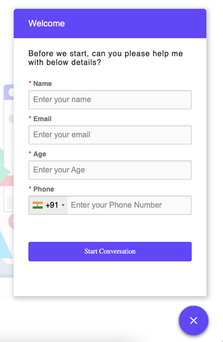 Pre-chat Lead collection gets a brand new UI