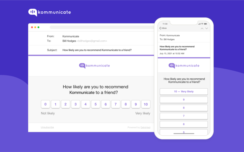 Running an email survey