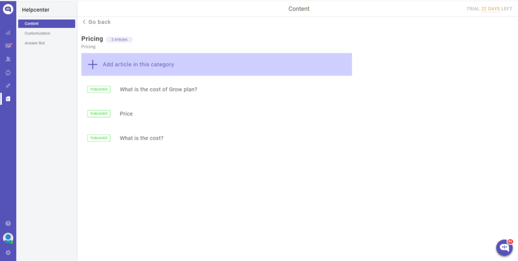 Add Answers