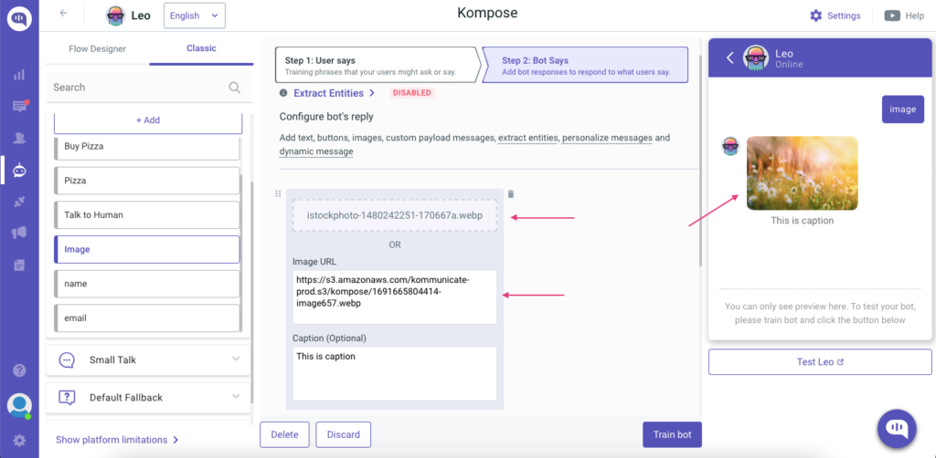 Kompose Dashboard Screenshot