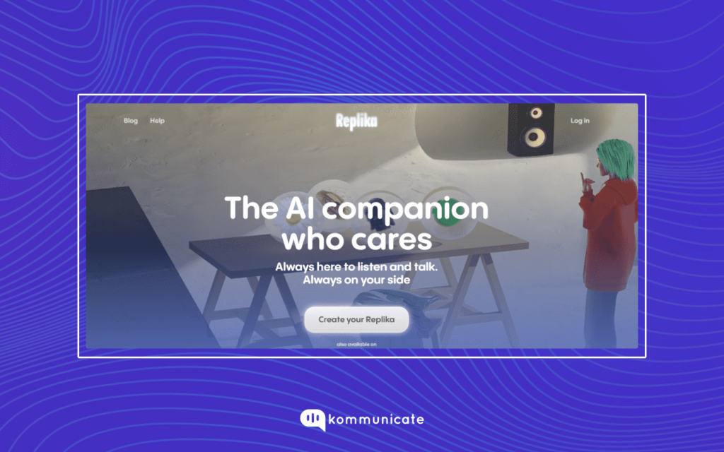 Replika generative ai tool