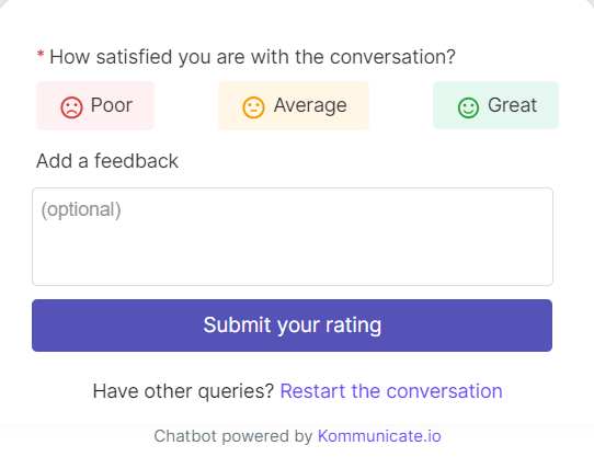 ChatGPT enabled feedback surveys