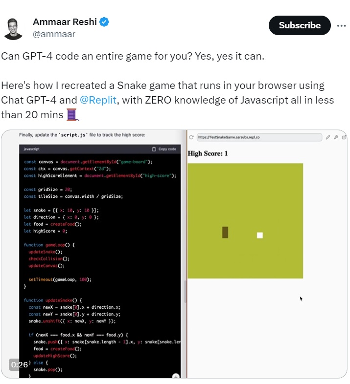 ChatGPT Python twitter