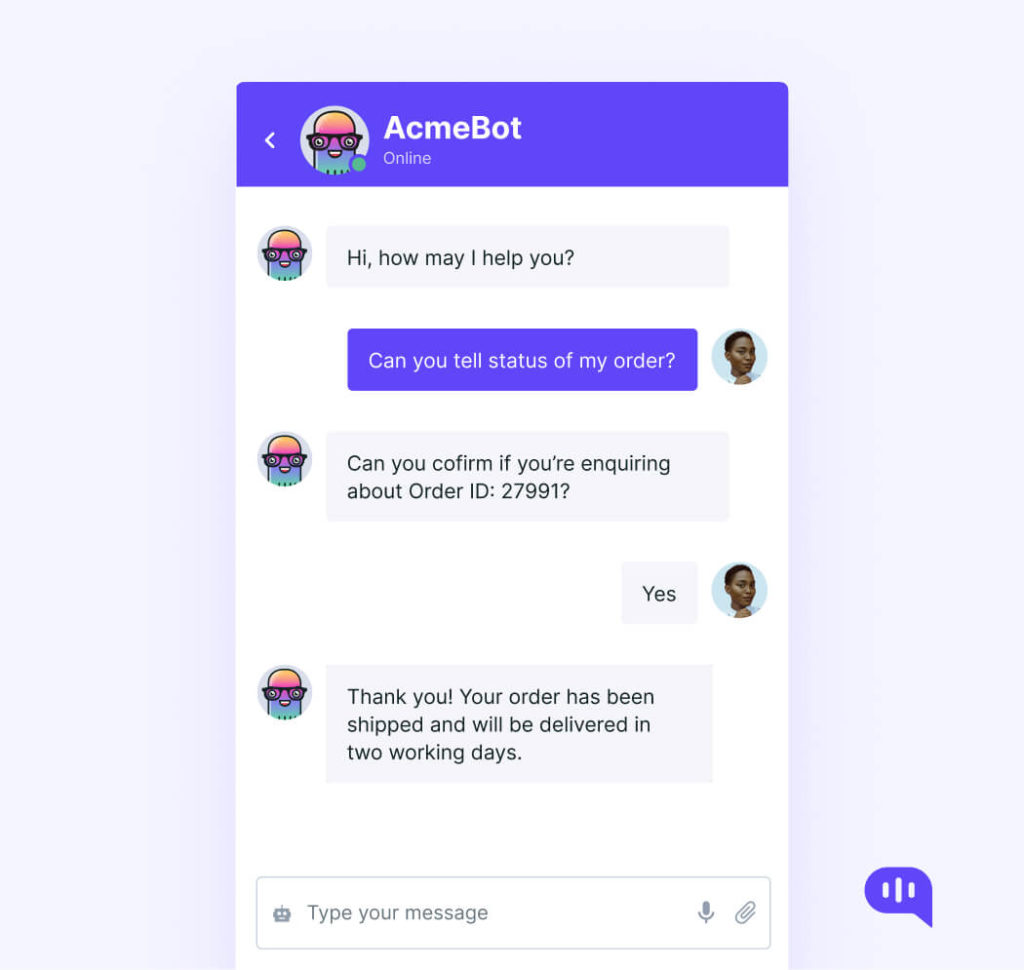 ORder status bot