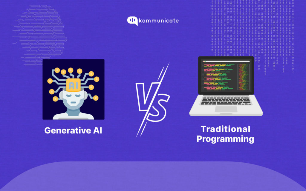 Generative AI v/s Traditional Programming