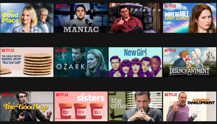 Personalized content in Netflix