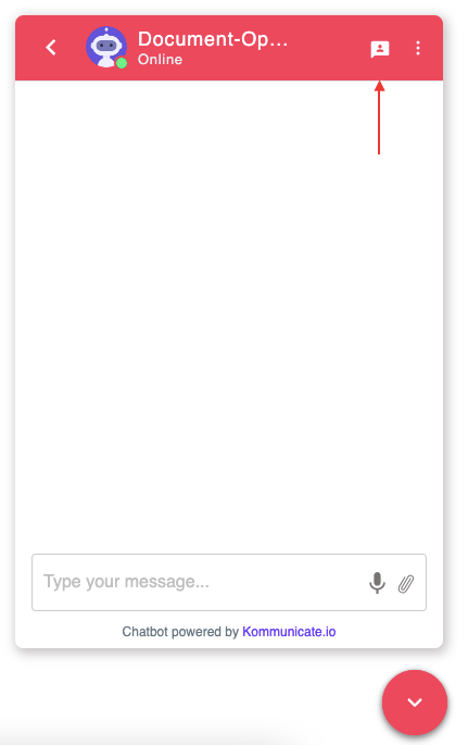 Menu button