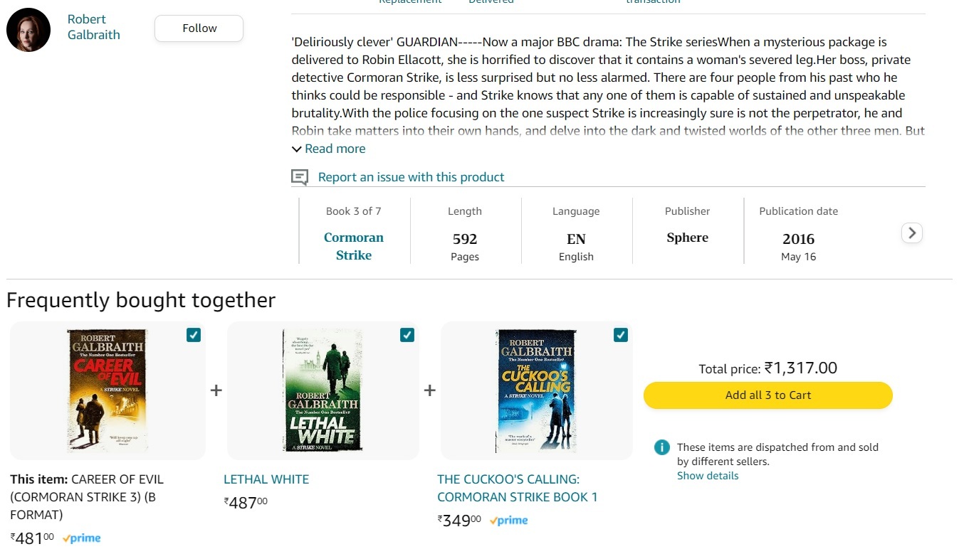 Amazon recommending products with personalization feature