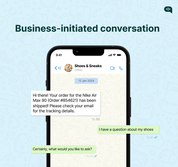 business initiated conversation