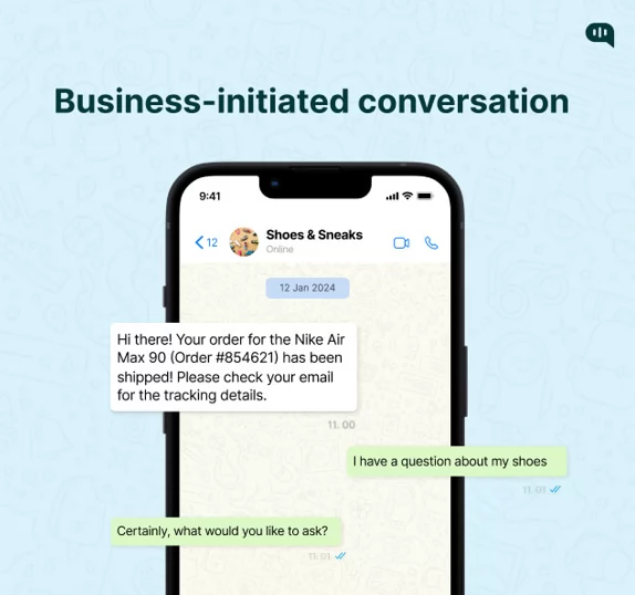 business initiated conversation